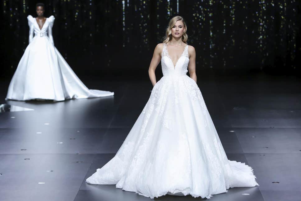 Bridal brand Pronovias is giving free wedding dresses to frontline NHS workers